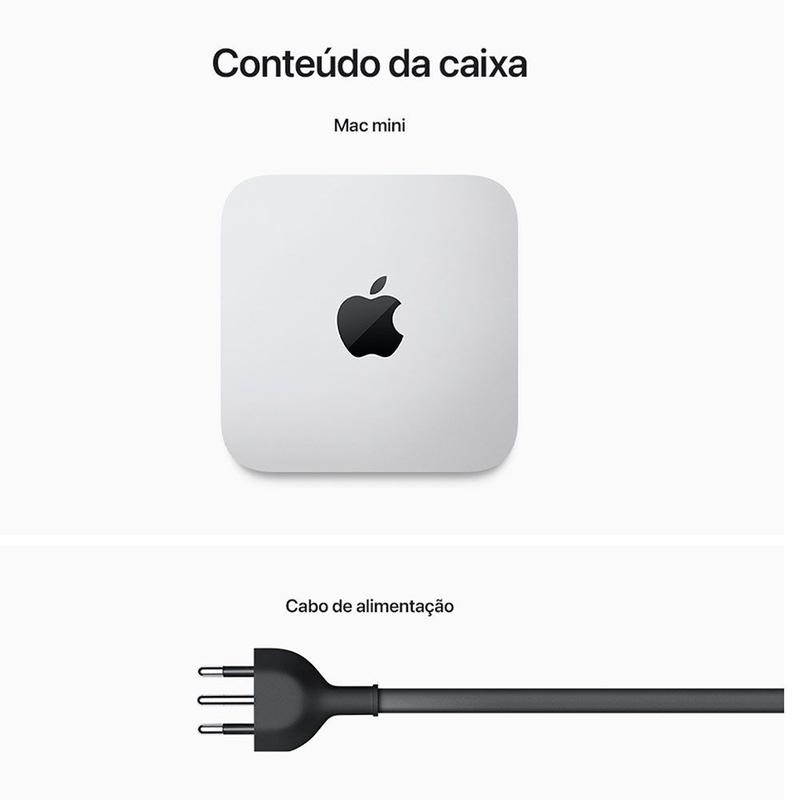 Mac Mini Apple M2 (8GB RAM 256GB SSD) - Prateado - Macbook e iMac